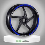 Reflektör Mavi Iı Yamaha Xmax Uyumlu 1 Set Jant Şeridi