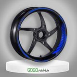Reflektör Mavi Yamaha Mt-25 Uyumlu Racıng 1 Set Jant Şeridi