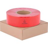Reflektörlü Bant Kırmızı Reflektif Fosforlu Şerit Bant 7.5 cm 1 Metre