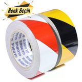 Reflektörlü Fosforlu Şerit Bant Ikaz Bandı (Renk & Metre Seç)