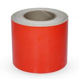 Reflektörlü Fosforlu Şerit Bant Kırmızı Düz İkaz Bandı 12Cm X 1Mt