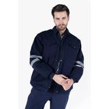 Reflektörlü Gabardin İş Montu Kışlık