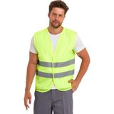 Reflektörlü Iş Güvenlik Ikaz Yeleği - XL - Sarı
