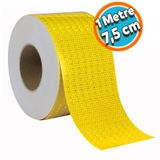 Reflektörlü Reflektif Fosforlu Şerit Bant Sarı Reflekte Sticker İkaz Bandı 1 METRE