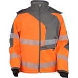 Reflektörlü Softshell Model Teknik Mont Turuncu