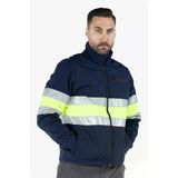 Reflektörlü Softshell Mont Neon İş Montu