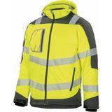 Reflektörlü Su Geçirmez Termal Softshell Iş Montu Sarı