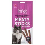 Reflex 5 gr 3 Cat Stick Tavuk ve Kızılcıklı Etli Tahılsız Kedi Ödül Çubukları