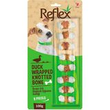 Reflex 8'li Ördek Etli Düğümlü Köpek Ödül Kemiği 100 Gr Lezzetli ve Sağlıklı Çiğneme