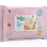 Reflex Care Bebek Pudrası Kokulu Evcil Hayvanlar İçin Çok Amaçlı Temizleme Mendili 10 Lu