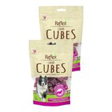 Reflex Cubes Küp Şeklinde Kuzu Eti Köpek Ödül Maması 80gr İkili Paket