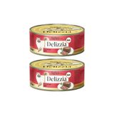 Reflex Delizzia Kedi Konserve Maması, Dana Etli, Yetişkin, 2 x 85 gr