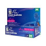 Reflex Flex Mavi Pudrasız Tpe Eldiven (M) 100'LÜ x 20 Kutu - 1 Koli