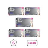 Reflex Flex Tpe Pudrasız Beyaz Eldiven S Beden 5 Paket