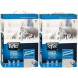 Reflex Hassas Kediler için Parfümsüz Topaklaşan Bentonit 2x6 lt Kedi Kumu