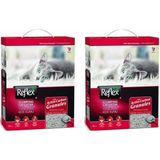 Reflex Kedi Kumu 2X 10 Lt. Kokusuz Topaklanan Aktif Karbonlu Granül Hızlı Temizlik Özelliği