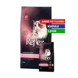 Reflex Kuzu Etli ve Pirinçli Anne ve Yavru Kedi Kuru Mama - 1,5 Kg