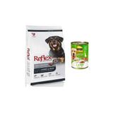 Reflex Kuzulu Pirinçli Yetişkin Köpek Maması 3 kg, Cans Köpek Konservesi Hediyeli