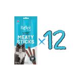 Reflex Meaty Sticks Somonlu Ödül Maması Seti 3x5gr 12li Paket
