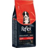 Reflex Plus 12 kg Kuzu Etli Yavru Köpek Maması Orta ve Büyük Irklar İçin Besleyici Formül