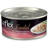 Reflex Plus 24x70 gr Essential Tavuk Karidesli Kedi Konservesi