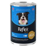 Reflex Plus 400 gr Jelly Ton Balıklı Et Parçacıklı Köpek Konservesi