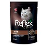 Reflex Plus Biftek Gravy Soslu 100 gr Kedi Konserve