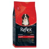Reflex Plus Büyük Irk Kuzu Etli ve Pirinçli Yavru Köpek Maması - 18 Kg