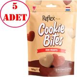 Reflex Plus Cookie Bites Mini Hearts Küçük Irk Köpek Ödül Maması 150 Gr 5 Ad