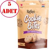 Reflex Plus Cookie Bites Mini Sandwiches Küçük Irk Köpek Ödül Maması 150 Gr 5 Ad