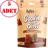 Reflex Plus Cookie Bites Mini Teddy Bears Küçük Irk Köpek Ödül Maması 150 Gr 5 Ad