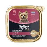 Reflex Plus Dana Etli 85 gr Mini ve Küçük Irk Yetişkin Köpek Konservesi