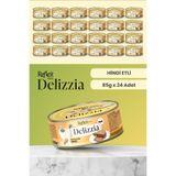 Reflex Plus Delizzia / Kıyılmış Hindi Etli Yetişkin Kedi Maması 85g x 24 Adet KEM0335