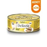 Reflex Plus Delizzia Kıyılmış Tavuklu 24x85 gr Yetişkin Konserve Kedi Maması