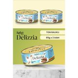 Reflex Plus Delizzia / Kıyılmış Ton Balıklı Yetişkin Kedi Maması 85g x 2 Adet