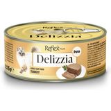 Reflex Plus Delizzia Pate Hindi Etli Kıyılmış Yetişkin Kedi Konserve Maması 85 gr