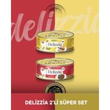 Reflex Plus Delizzia Pate Tavuklu Kıyılmış & Gravy Sos İçinde Dana Etli Yetişkin Kedi Konserve Maması Seti 2x85 gr
