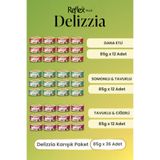 Reflex Plus Delizzia / Sos İçinde Parça Etli Karışık Yetişkin Kedi Maması 85g x 36 Adet