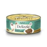 Reflex Plus Delizzia Sos İçinde Somonlu ve Tavuklu Parça Etli Yetişkin 85 gr Kedi Konservesi