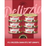 Reflex Plus Delizzia Yetişkin Dana Etli Gravy Kedi Maması 6x85 gram