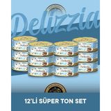 Reflex Plus Delizzia Yetişkin Ton Balıklı Pate Kedi Maması 12x85 gram