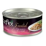 Reflex Plus Essential Et Suyunda Ton Balıklı Ve Karidesli 70 Gr Yetişkin Konserve Kedi Maması