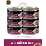 Reflex Plus Essential Jöle İçinde Ton Balık & Karides Yetişkin Kedi Konserve Maması Seti 6x70 gr - 6X70GR