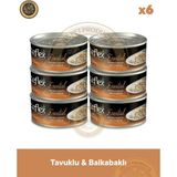 Reflex Plus Essential Tavuk & Bal Kabak Yetişkin Kedi Konserve Maması Seti 6x70 gr - 6X70GR