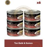 Reflex Plus Essential Ton Balık & Somon Yetişkin Kedi Konserve Maması Seti 6x70 gr - 6X70GR