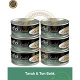 Reflex Plus Essential Ton Balık & Tavuk Yetişkin Kedi Konserve Maması Seti 6x70 gr - 6X70GR