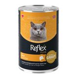 Reflex Plus Gravy Dana Etli Konserve Kedi Yaş Maması 400 Gr