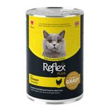 Reflex Plus Gravy Tavuklu Konserve Kedi Yaş Maması 400 Gr