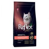 Reflex Plus Hairball & Indoor Somonlu 1500 gr Yetişkin Kedi Maması + Konserve Mama