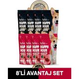 Reflex Plus Happy Hour Anti Aging Collagen & Love Edition Köpek Ödül Maması Seti 8x60 gr - Siyah